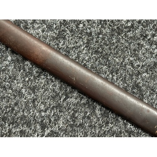 2360 - WW2 Third Reich Heer Officers Sword with single edged fullered blade 805mm in length, maker marked 