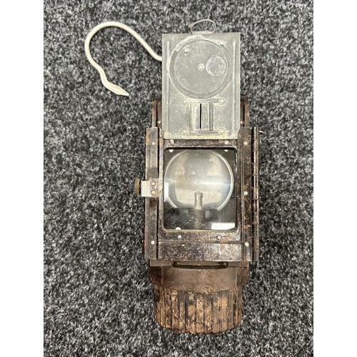 2361 - WW2 Third Reich Bakelite Carbide Vehicle Lantern. Complete with hanging hook. Maker code marked alon... 