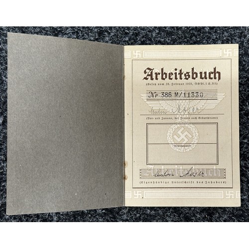 2366 - WW2 Third Reich Arbeitsbuch to 