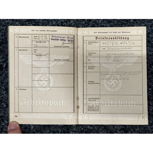 2366 - WW2 Third Reich Arbeitsbuch to 