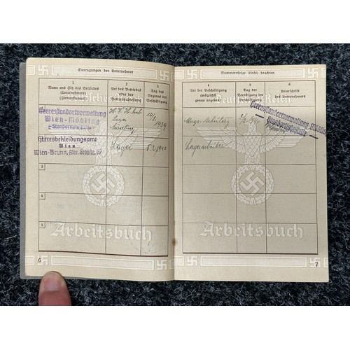 2366 - WW2 Third Reich Arbeitsbuch to 