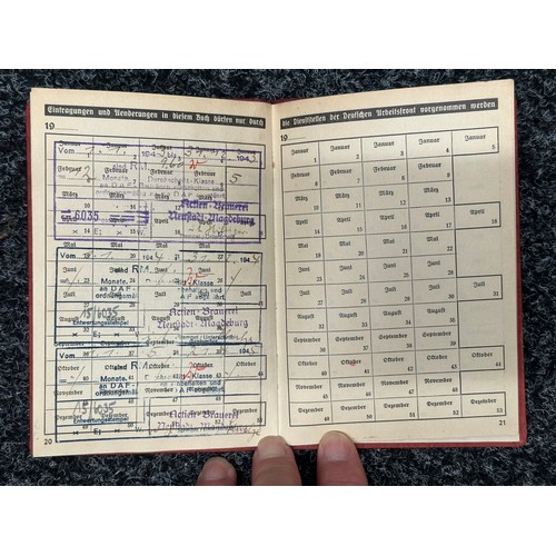 2366 - WW2 Third Reich Arbeitsbuch to 