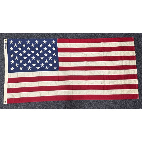 2372 - United States of America Stars And Stripes flag. Post war 50 star example. Multipart construction. C... 