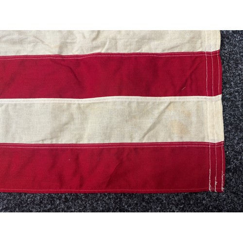 2372 - United States of America Stars And Stripes flag. Post war 50 star example. Multipart construction. C... 