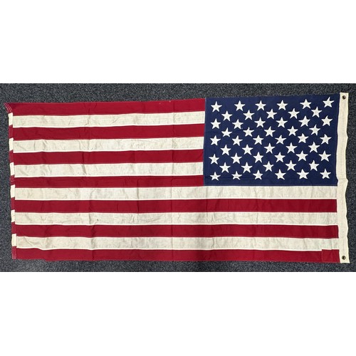 2372 - United States of America Stars And Stripes flag. Post war 50 star example. Multipart construction. C... 