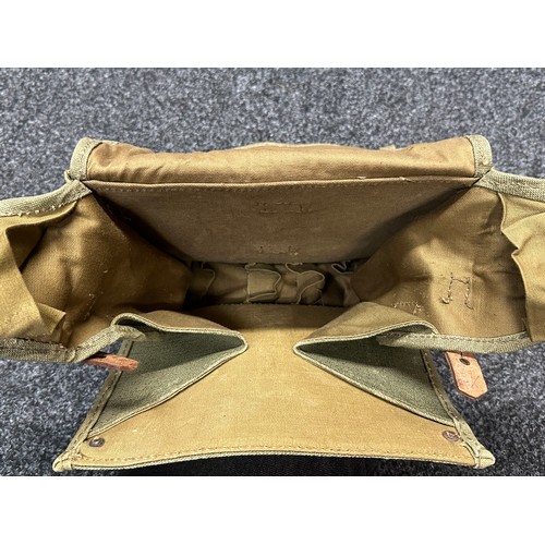 2373 - Pair of Post War Polish Army First Aid Bags. Complete with shoulder sling. Undated Cold War era prod... 