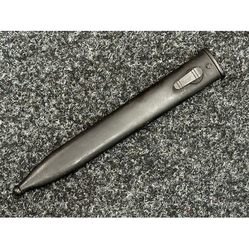 2386 - British X2 E1 Trials bayonet for the FAL Rifle with double edged blade 200mmin length. Parkerised fi... 