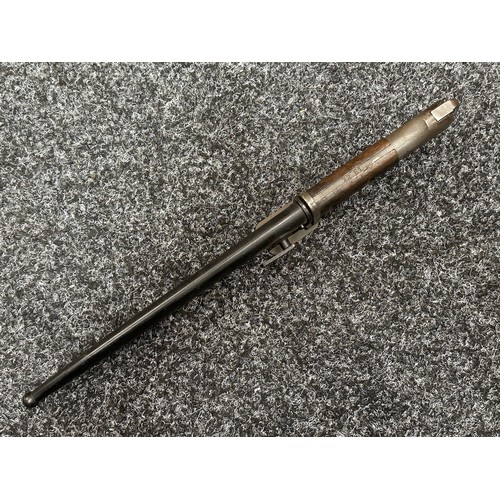 2386 - British X2 E1 Trials bayonet for the FAL Rifle with double edged blade 200mmin length. Parkerised fi... 