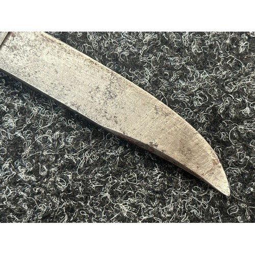 2397 - Scout Knife based upon the HJ knife with Bowie style blade 115mm in length, maker marked 