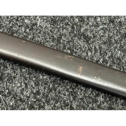 2401 - Brazilian Army Cavalry Sword with fullered single edged blade 820mm in length, etched makers mark 