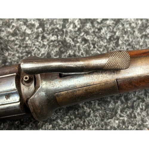 2414 - Pepperbox Percussion Cap Pistol with six 72mm long barrels, Birmingham Proof marked. No makers mark.... 