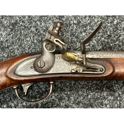 2429 - Rare U.S. Model Army Model 1813 Flintlock Pistol with 215mm long barrel. Bore .69 calibre, approx. 1... 