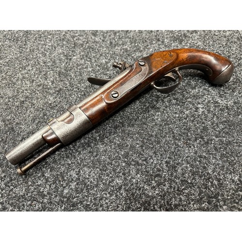 2429 - Rare U.S. Model Army Model 1813 Flintlock Pistol with 215mm long barrel. Bore .69 calibre, approx. 1... 