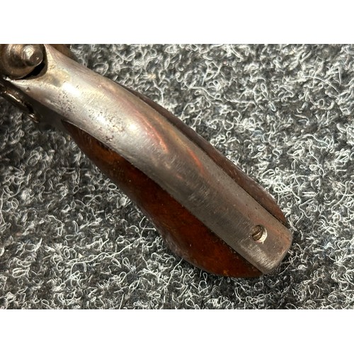 2430 - Colt 1855 Side Hammer Percussion Cap Pistol serial number 27384. 87mm long barrel. Bore approx. 7mm.... 