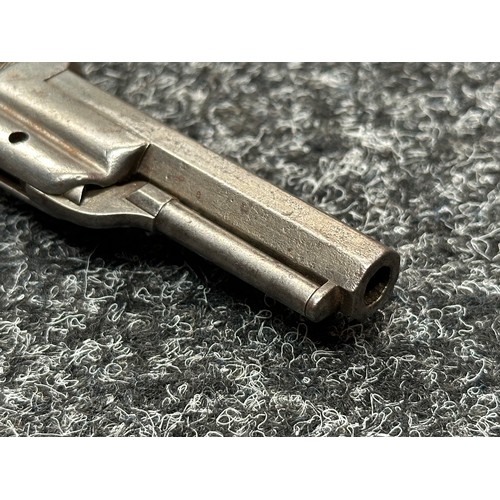 2430 - Colt 1855 Side Hammer Percussion Cap Pistol serial number 27384. 87mm long barrel. Bore approx. 7mm.... 