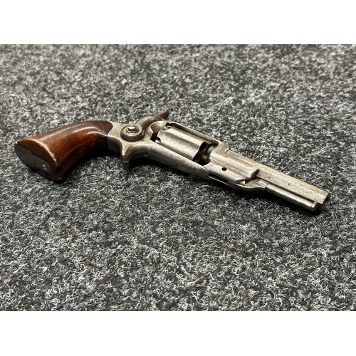 2430 - Colt 1855 Side Hammer Percussion Cap Pistol serial number 27384. 87mm long barrel. Bore approx. 7mm.... 