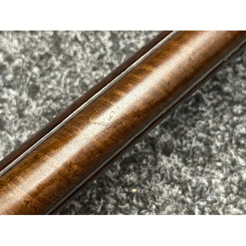 2431 - Percussion Cap Rifled Musket with 795mm long browned Damasus barrel, bore approx. 14mm. Fitted with ... 