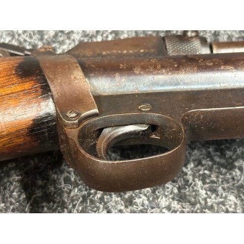 2432 - .177 cal Webley Service Air Rifle MKII. No visible serial number. 647mm long barrel. Overall length ... 