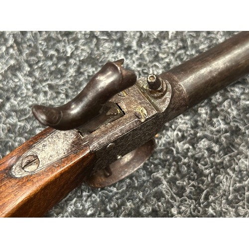 2433 - Percussion Cap Pistol with 75mm long barrel. Bore approx. 10mm. English Proof marks. No makers mark.... 