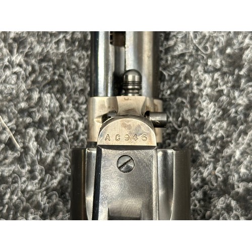 2446 - Deactivated Brockcock .22 Cal Revolver serial number AC946. 188mm long barrel. Overall length 330mm.... 