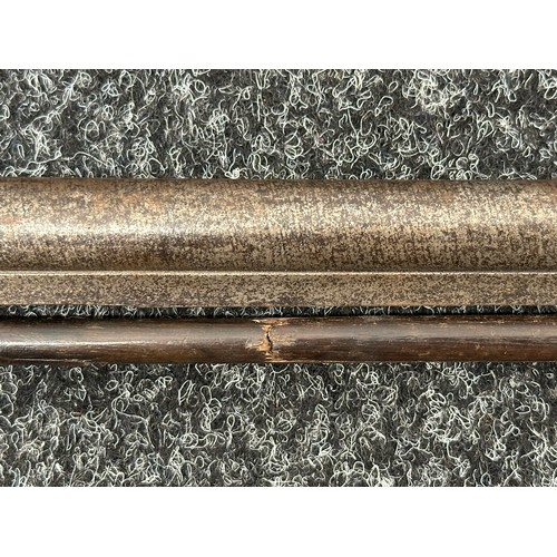 2447 - Percussion Cap Musket with 750mm long barrel. Bore approx. 17mm. Working action which holds at both ... 