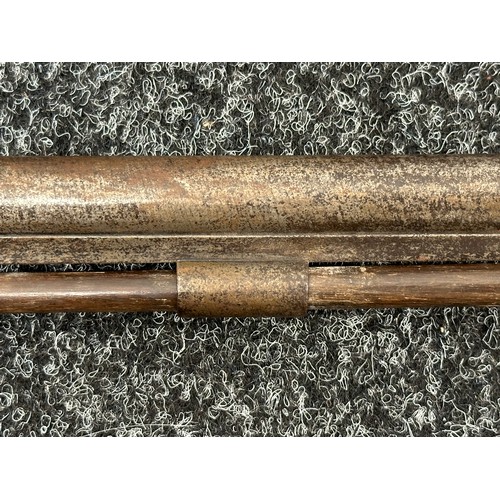 2447 - Percussion Cap Musket with 750mm long barrel. Bore approx. 17mm. Working action which holds at both ... 