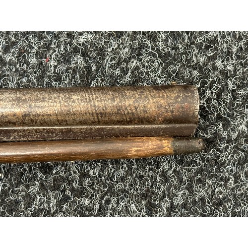 2447 - Percussion Cap Musket with 750mm long barrel. Bore approx. 17mm. Working action which holds at both ... 