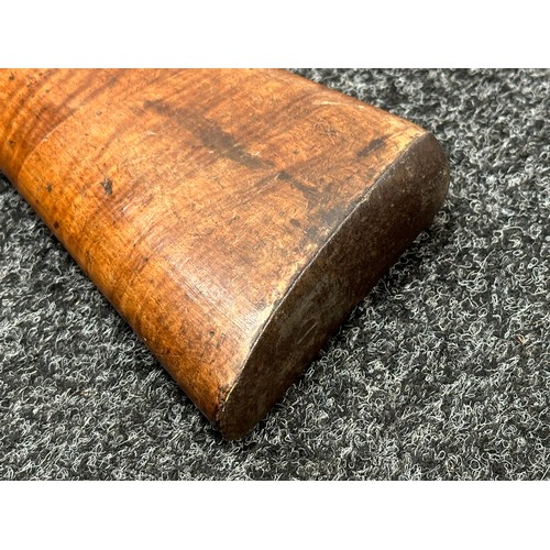 2447 - Percussion Cap Musket with 750mm long barrel. Bore approx. 17mm. Working action which holds at both ... 