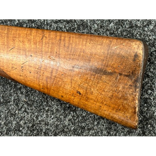 2447 - Percussion Cap Musket with 750mm long barrel. Bore approx. 17mm. Working action which holds at both ... 