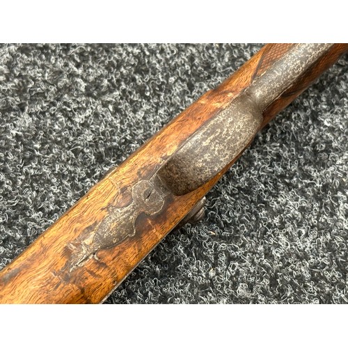 2447 - Percussion Cap Musket with 750mm long barrel. Bore approx. 17mm. Working action which holds at both ... 