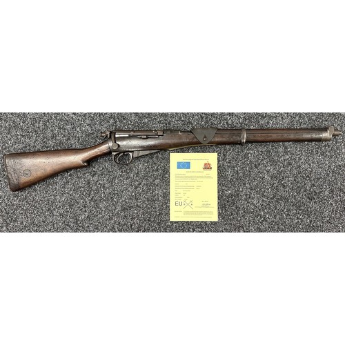 2449 - Deactivated Lee Metford .303 cal Bolt Action Carbine serial number 9983 with 530mm long barrel. Comp... 