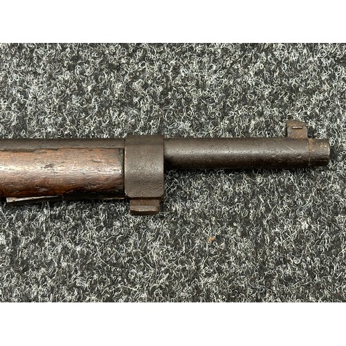 2450 - Deactivated WW1 8mm Turkish 1903 Pattern Bolt Action Mauser Rifle serial number 167297. Barrl length... 