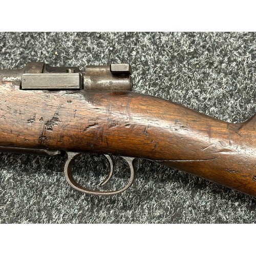 2450 - Deactivated WW1 8mm Turkish 1903 Pattern Bolt Action Mauser Rifle serial number 167297. Barrl length... 