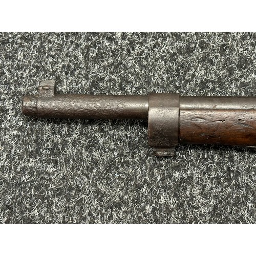 2450 - Deactivated WW1 8mm Turkish 1903 Pattern Bolt Action Mauser Rifle serial number 167297. Barrl length... 