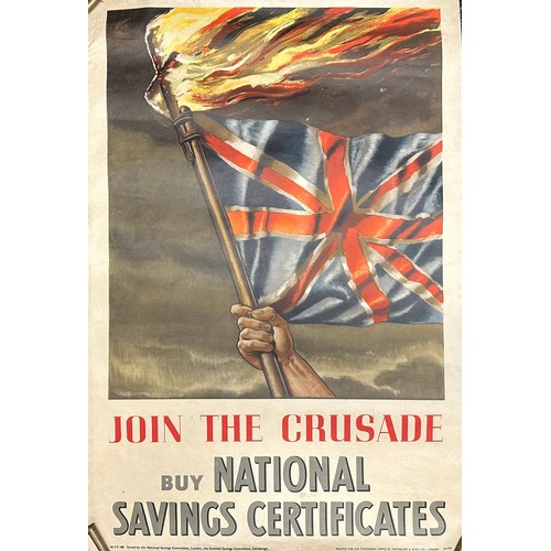 2265 - WW2 British Poster collection comprising of 11 full colour postors of various sizes promoting Nation... 