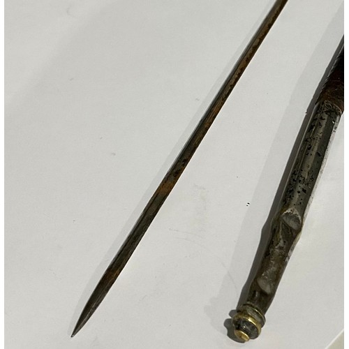 64 - A 19th century Spanish made dress sword with 687mm long blade marked 