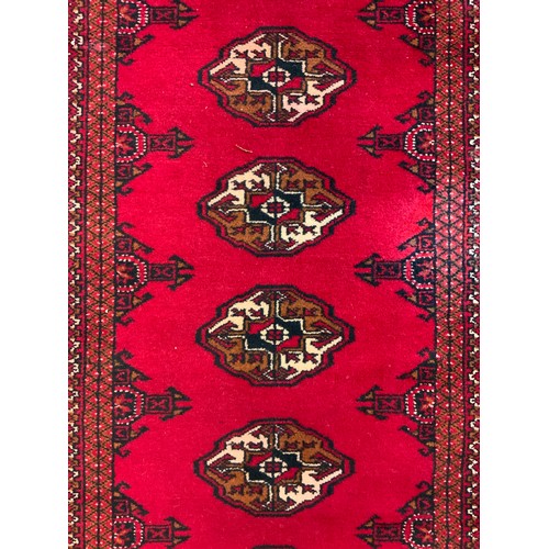 183 - A North East Persian Turkoman Runner (280cm x 80cm)