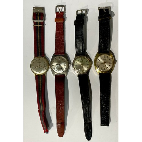 572 - A collection of vintage wristwatches, Montine, Accurist, Ingersoll and Sekonda (4)