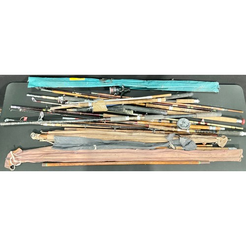 700 - Angling Interest - an assortment of fly fishing rods, including Hardy Bros, Abu, Ryobi, Marco Elasti... 