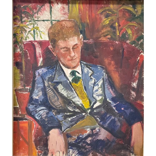 764 - Charles Rex James
Gentleman Seated   
signed, oil on board, 59cm x 49cm