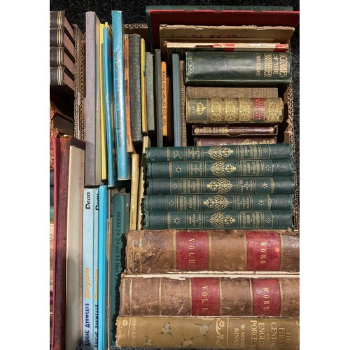 789 - Antiquarian Books - 19th century and later leather bound books; pictorial cloth bindings; literature... 