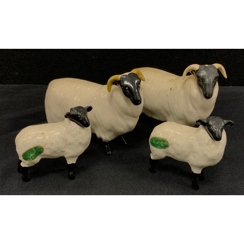 42 - Beswick Blackfaced sheep family, no.1765 (4)