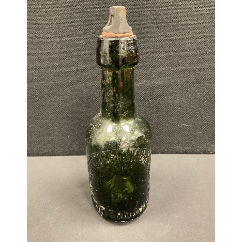 56 - 19th century glass bottles including; Nottingham Direct Family Supply Table water, 27cm high, A.H.Re... 