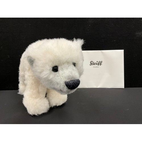 62 - Steiff Knit Masterpiece Polar Bear. 2933/3000, Boxed With Paperwork.