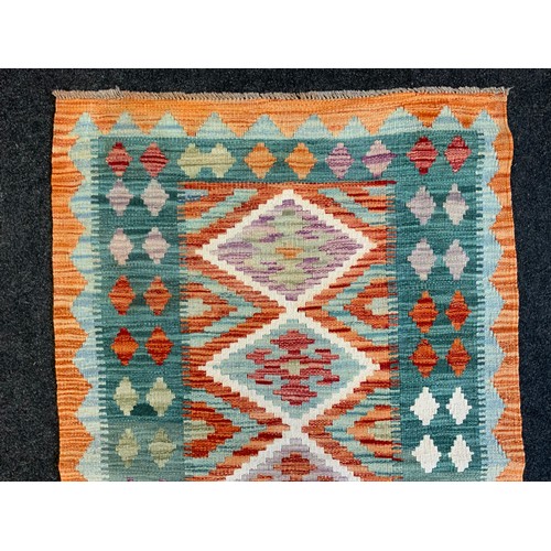 117 - Turkish Anatolian Kilim runner carpet, (287cm x 81cm)