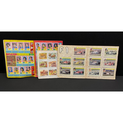 185 - Collectables - Panini Sticker albums all complete - 1977 Super Auto, 1978 Argentina World Cup;  Preh... 