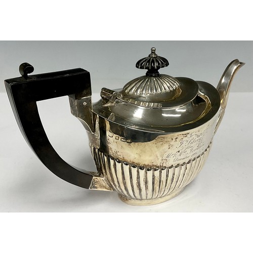 176 - A silver teapot