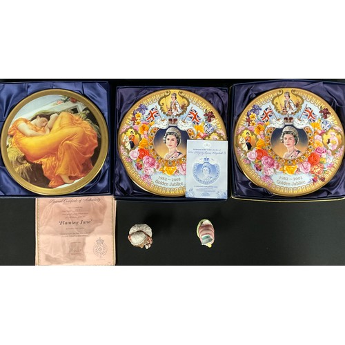 243 - Ceramics - Royal Worcester limited edition plaque, after Frederic Lord Leighton, Flaming June, 1290/... 