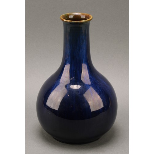 3096 - A Denby Danesby Ware Electric Blue Wynne jug, 21cm high, printed mark, c.1925; others, Birchover sin... 