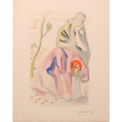 3294 - Salvador Dali (1904-1989)
Purgatory Chant 21, The Golden Age (Le Divine Comedié Suite)
signed, woodc... 